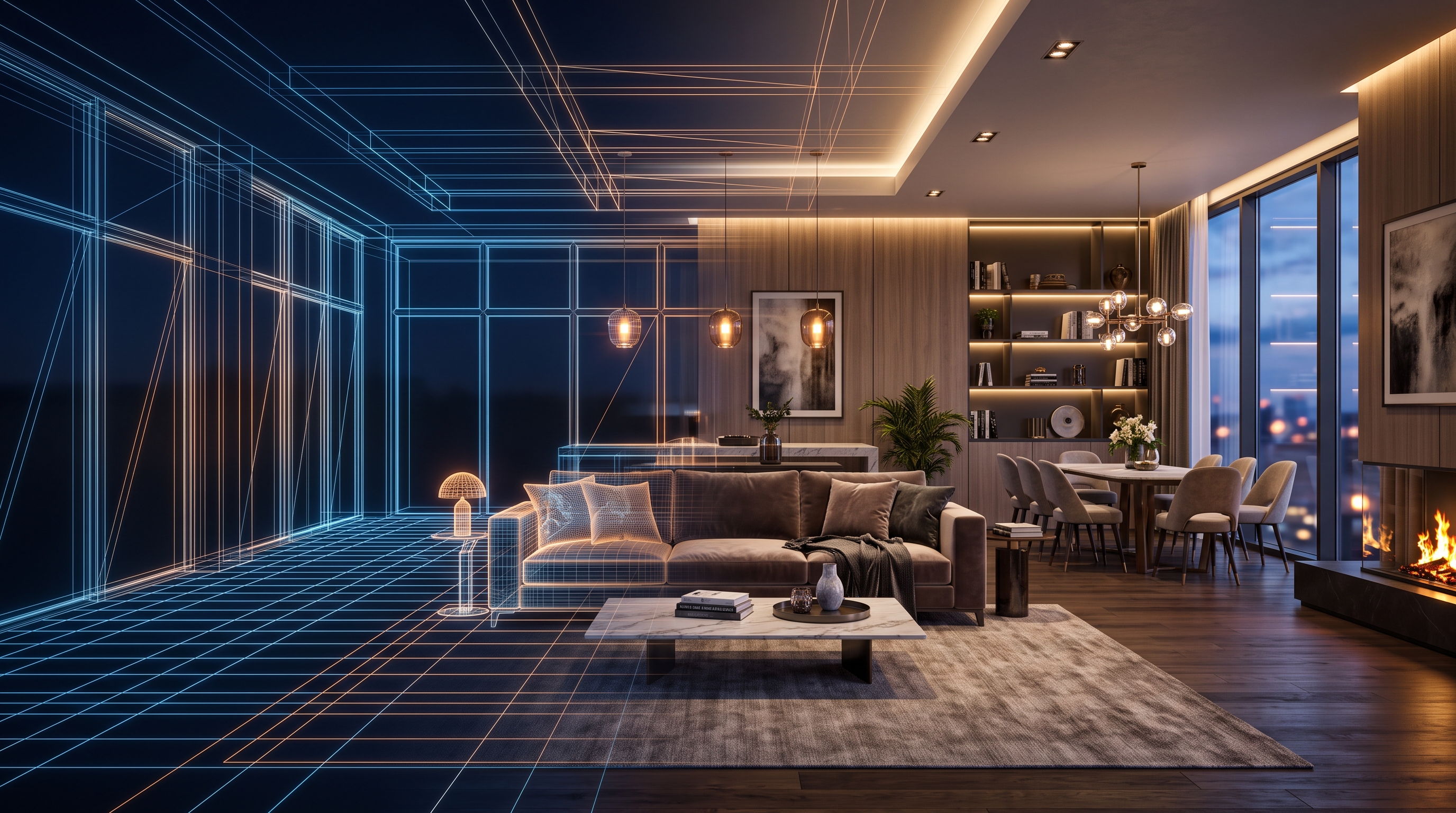 AI Interior Design Rendering: From Floor Plan to Room Render