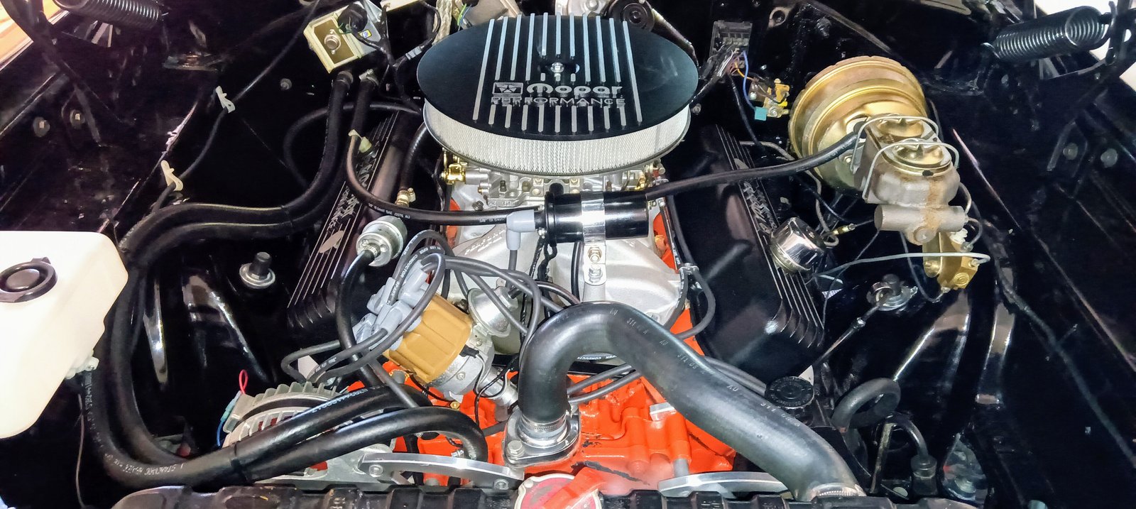 Engine build in progress