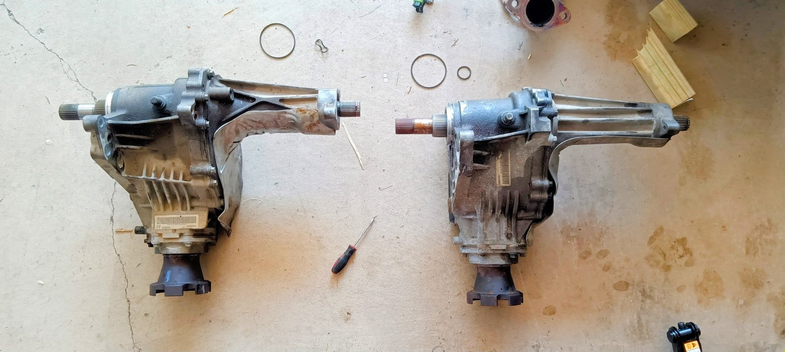 Transfer case replacement