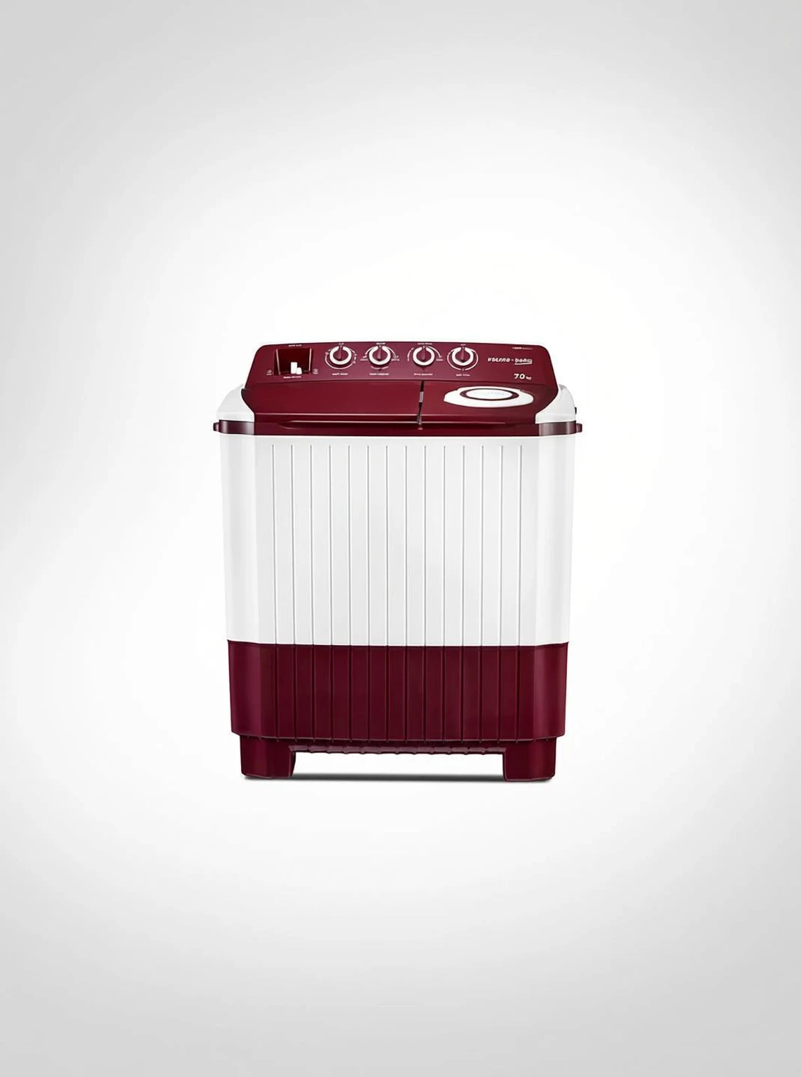 Voltas Beko 7 kg Semi Automatic Top Load Maroon (WTT70DLIM)