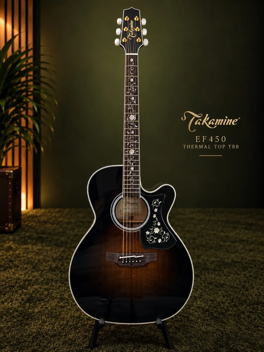 TAKAMINE EF450C-TT TBB  (thermal Top)  NOVO — foto 1 de 7