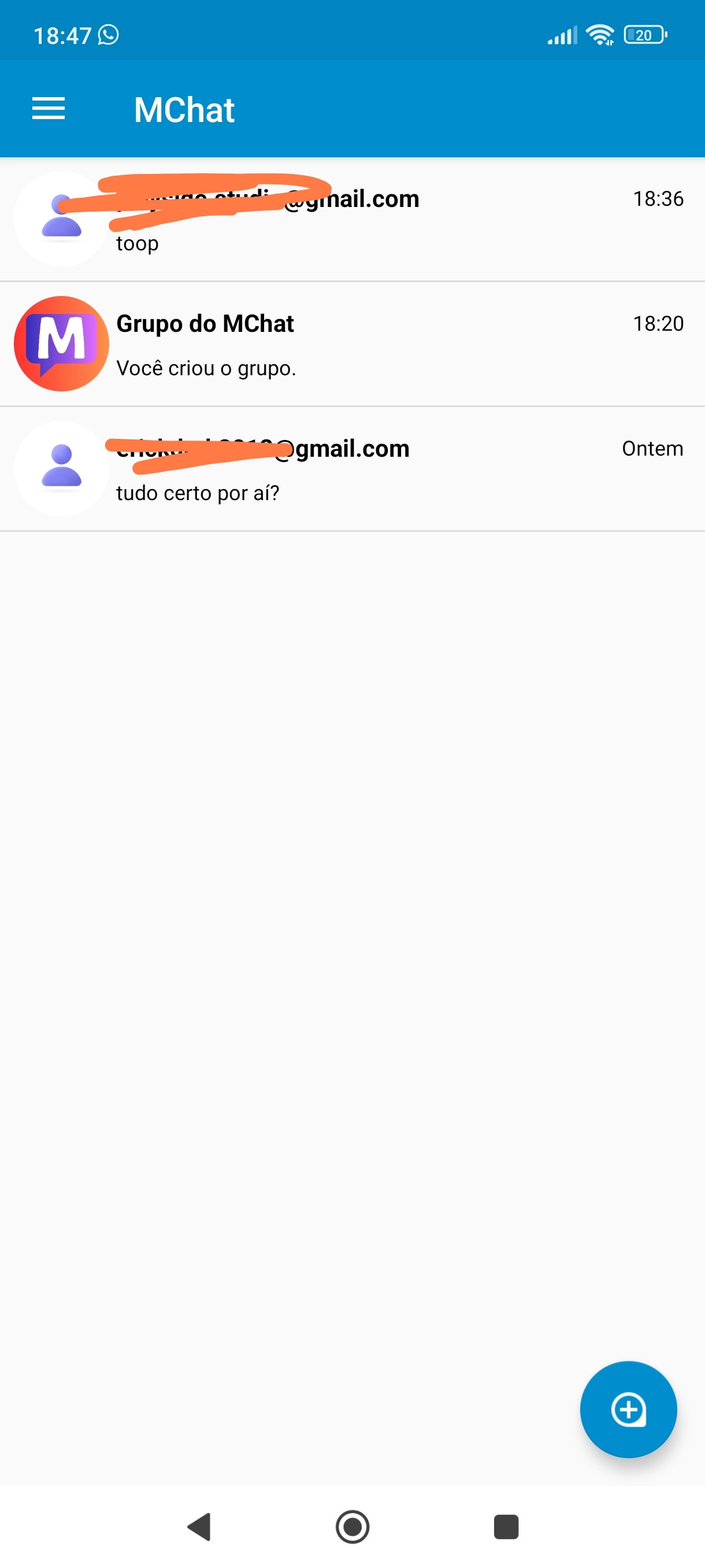 MChat (Mention) — Screenshot 1