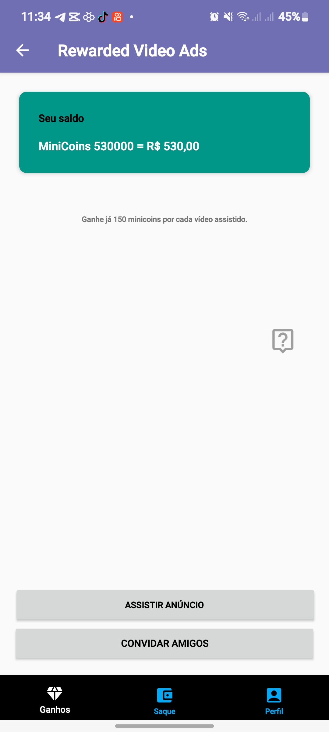 Reward Vídeo ads — Screenshot 5
