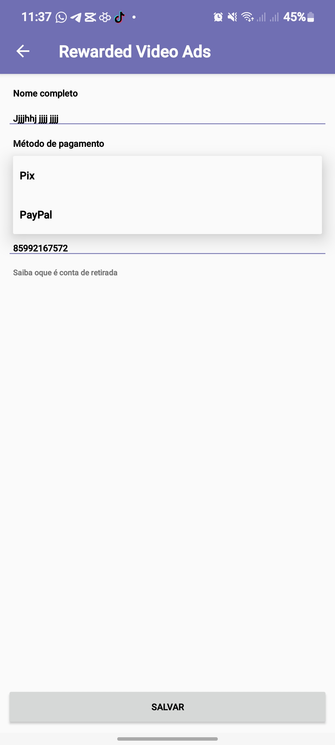 Reward Vídeo ads — Screenshot 3