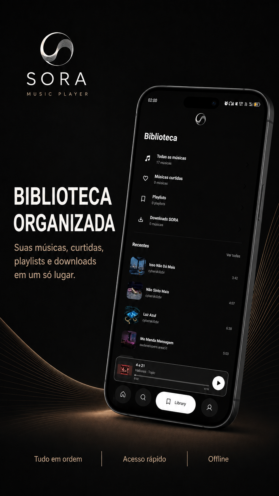SORA Music Player — Screenshot 2