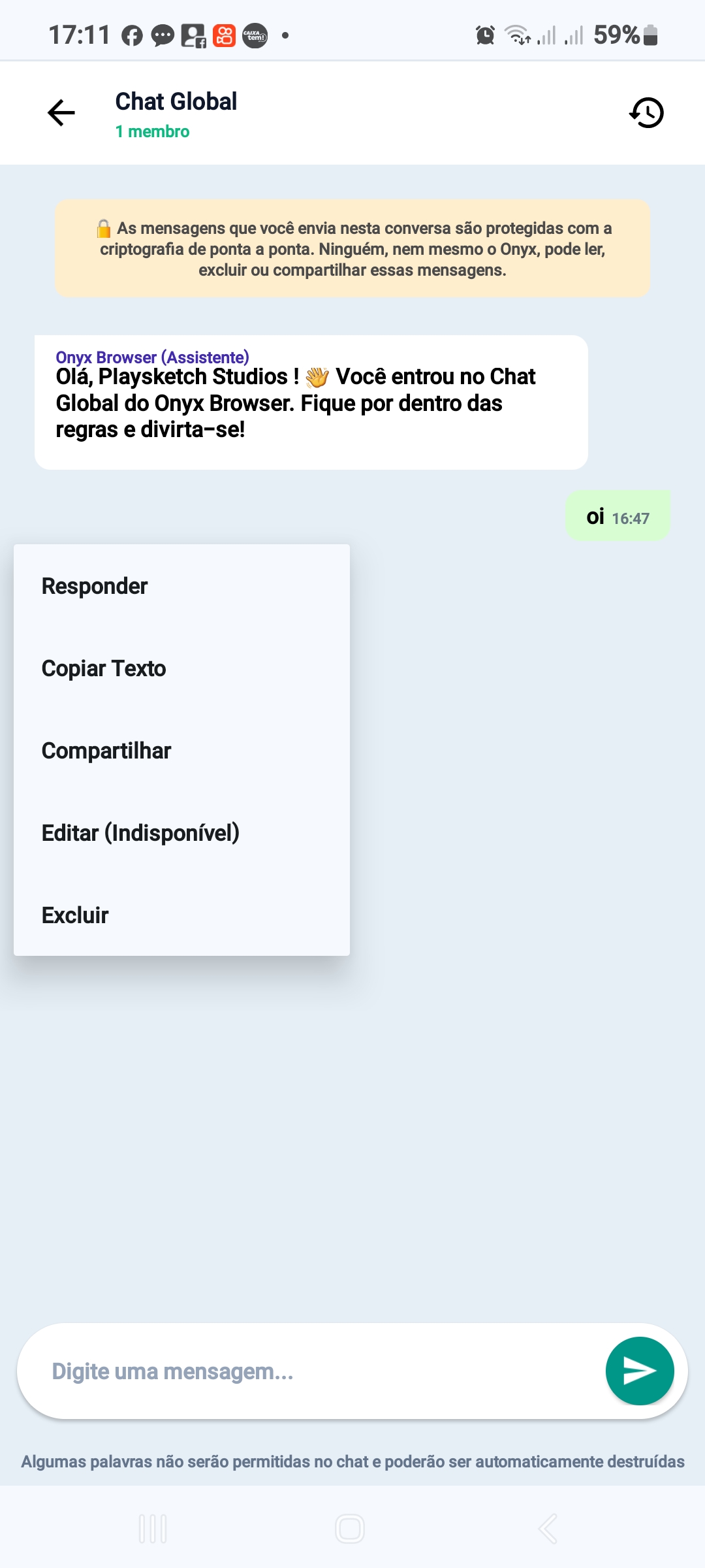 Onyx Browser — Screenshot 1