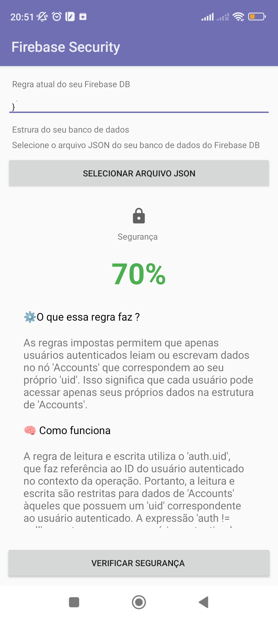 FireBase Rules - Regras com IA — Screenshot 1
