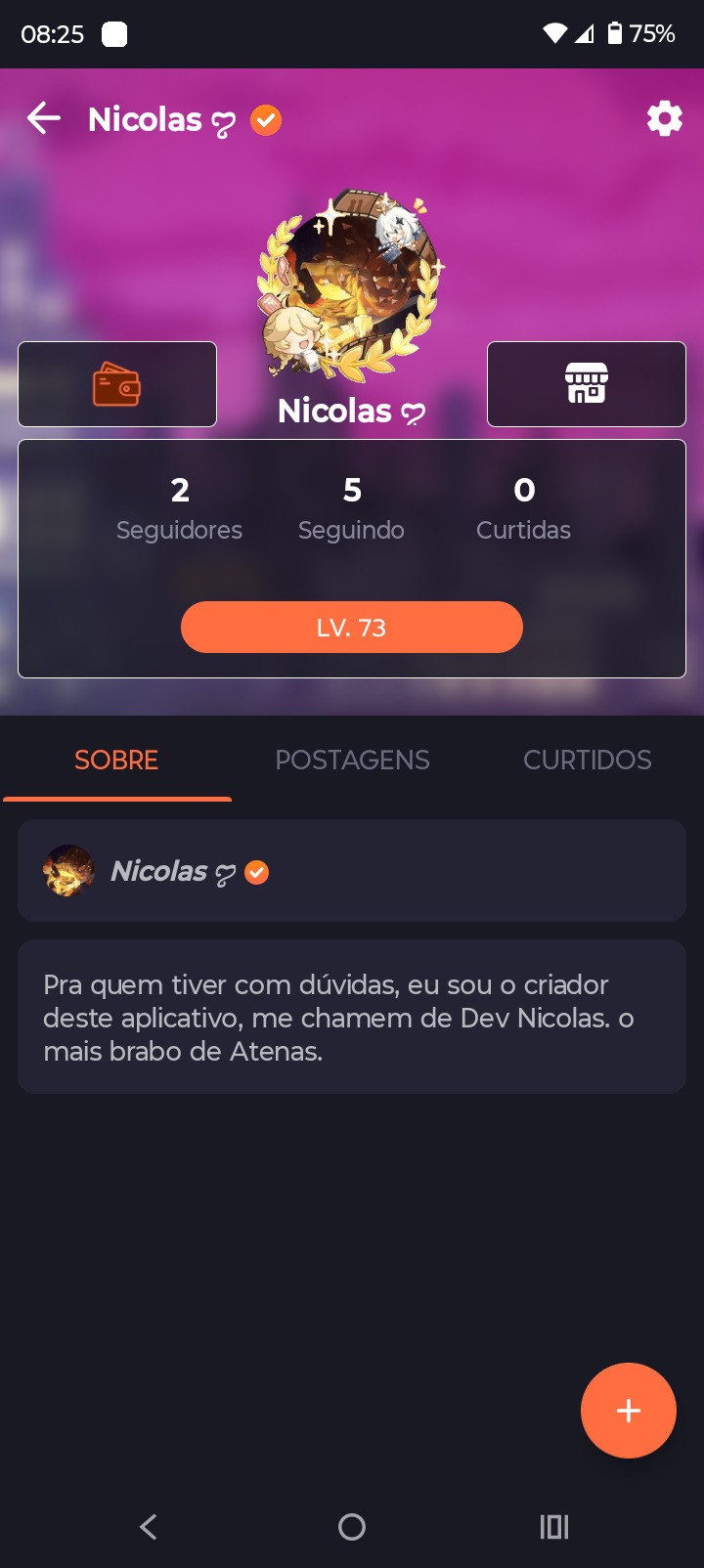 Cookie • A Rede Social — Screenshot 1