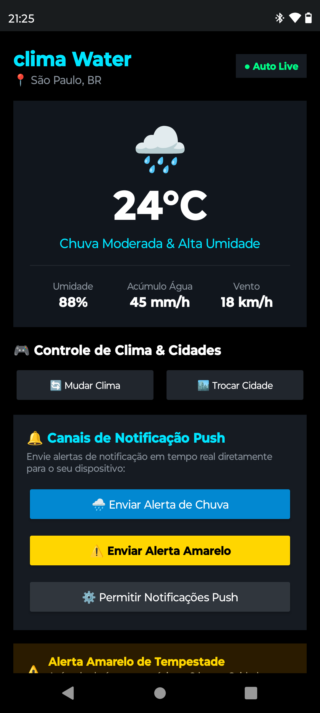 clima Water veja previsão de tempo  — Screenshot 4