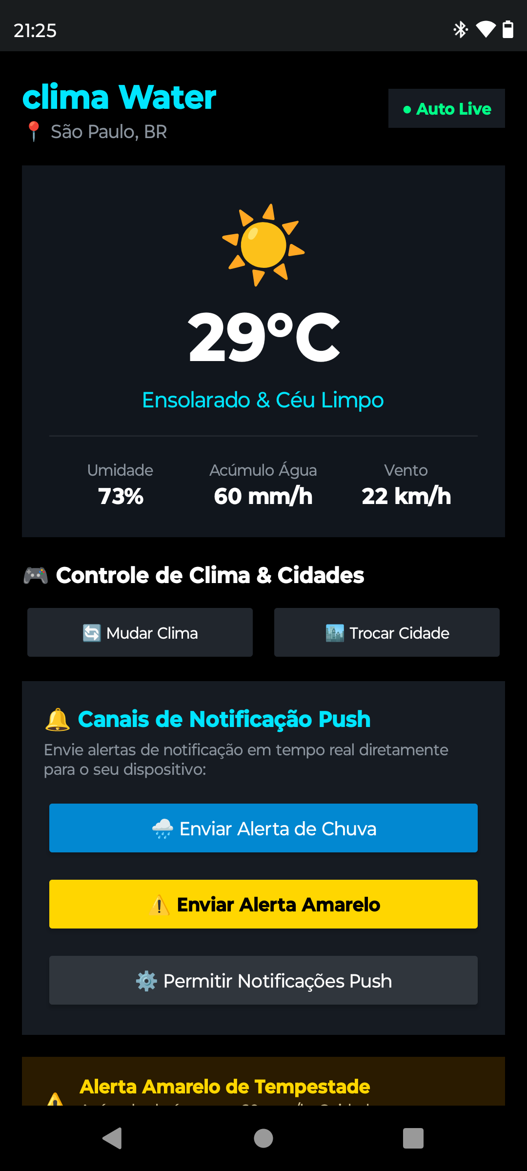 clima Water veja previsão de tempo  — Screenshot 2