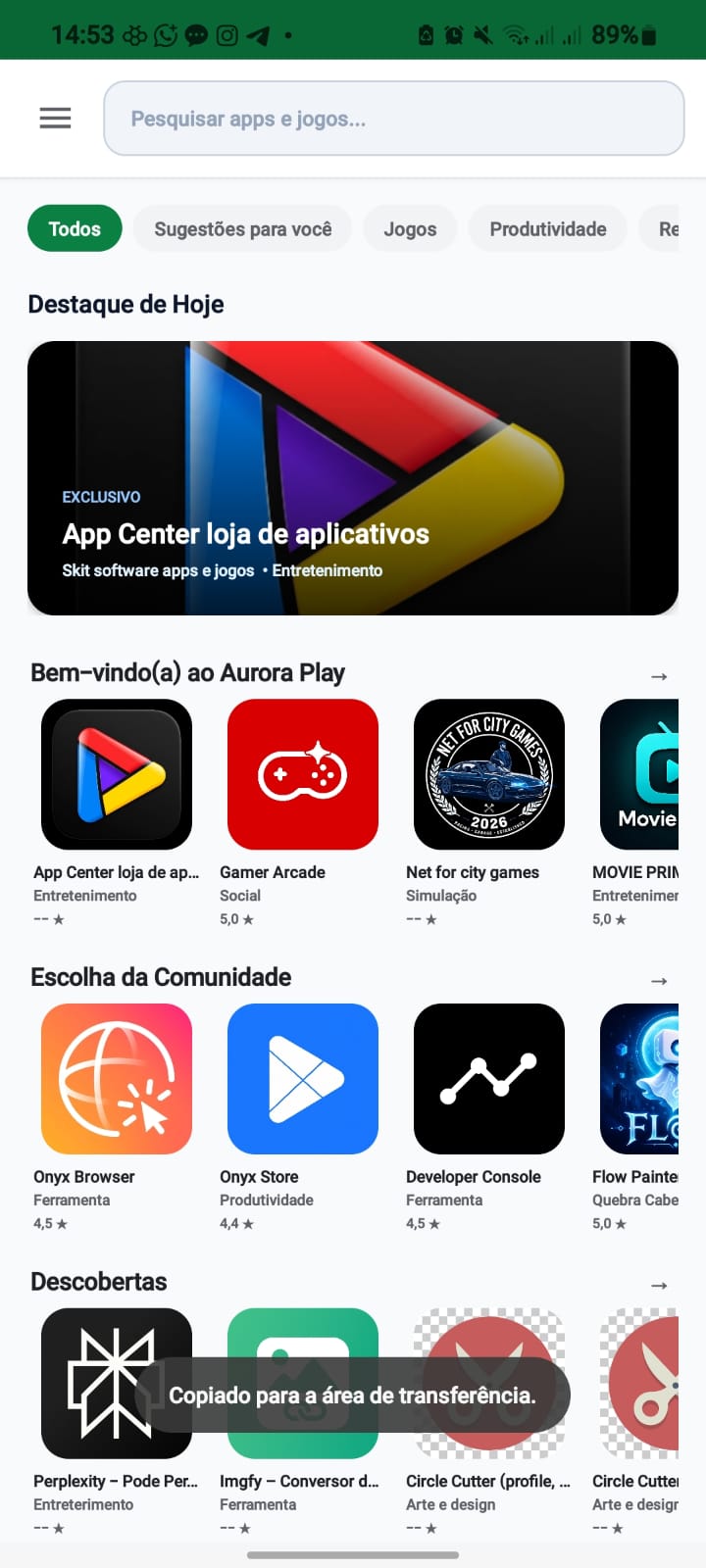 App Center loja de aplicativos  — Screenshot 7