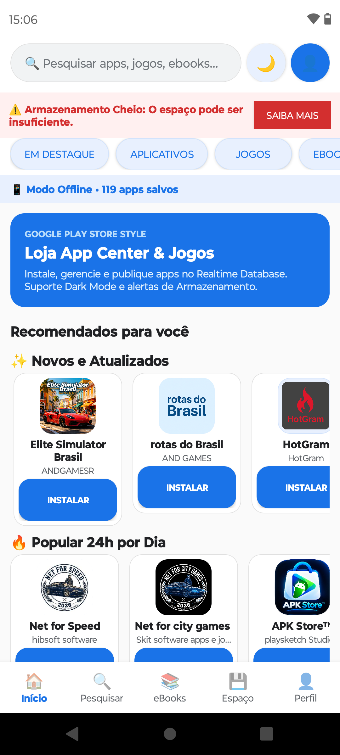 App Center loja de aplicativos  — Screenshot 6