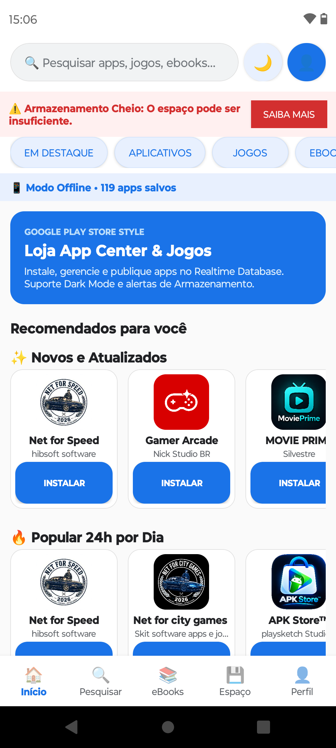 App Center loja de aplicativos  — Screenshot 5