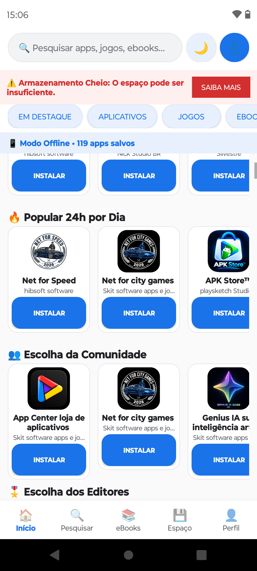 App Center loja de aplicativos  — Screenshot 4