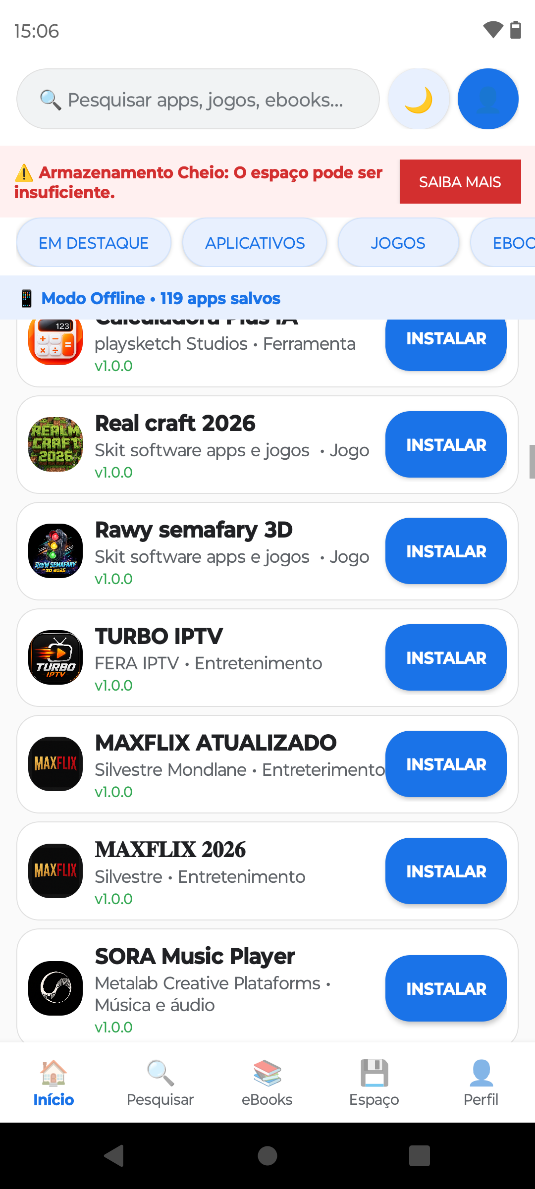 App Center loja de aplicativos  — Screenshot 2