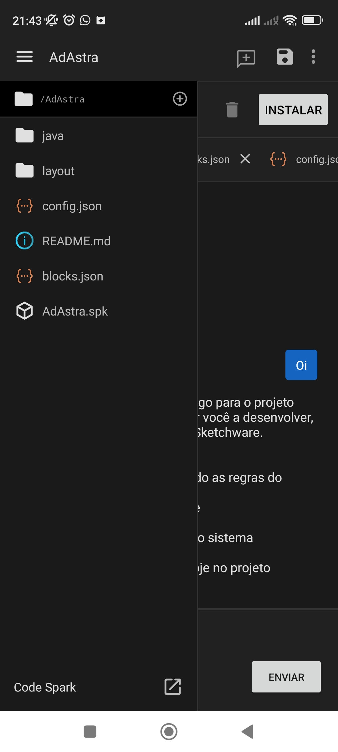 Code Spark - IA code Assistant — Screenshot 2