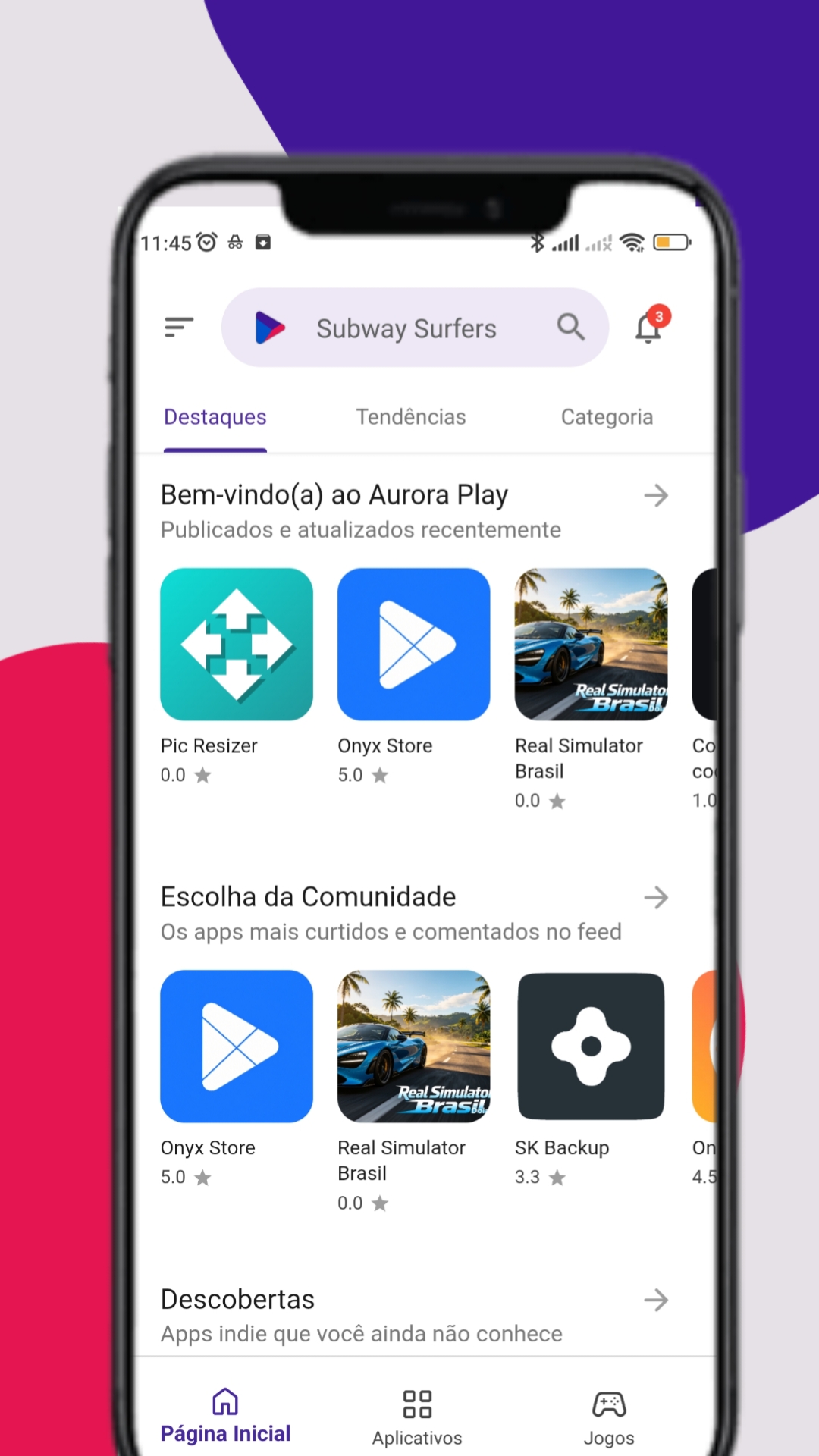 Aurora Play - Sua App Store  — Screenshot 2