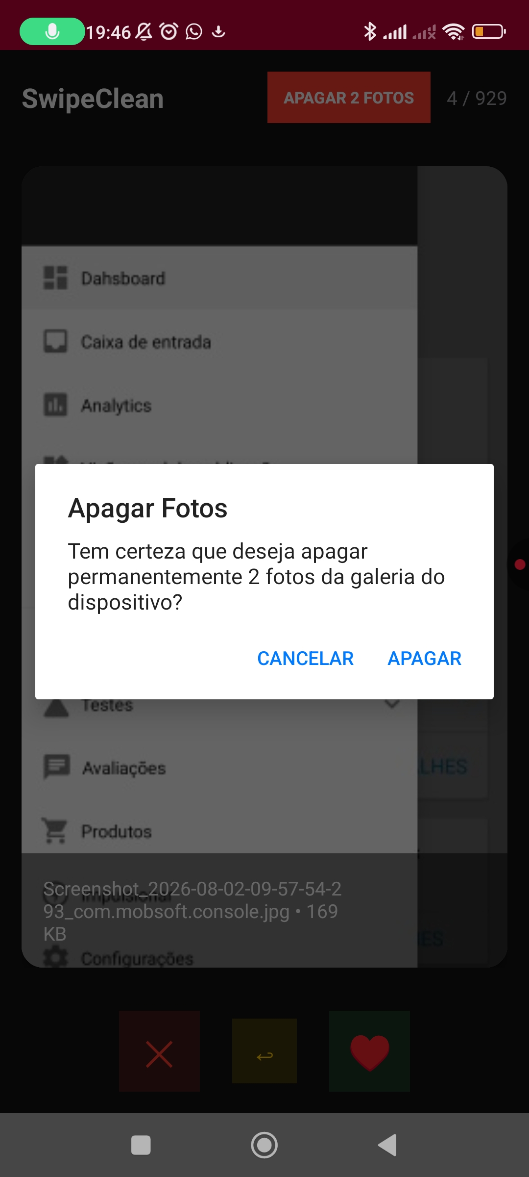 SwipeClean - Limpador de galeria  — Screenshot 2