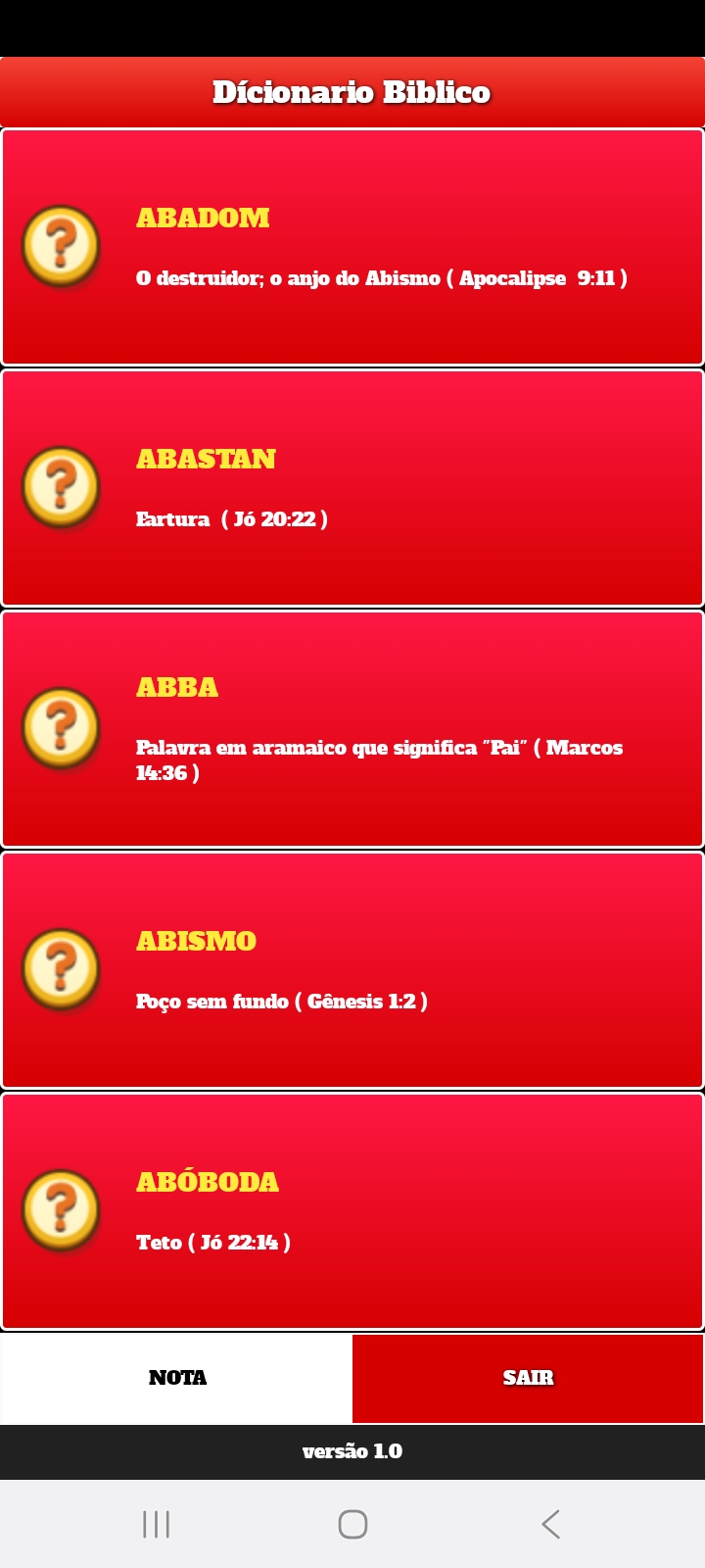 Dicionario Biblico — Screenshot 3