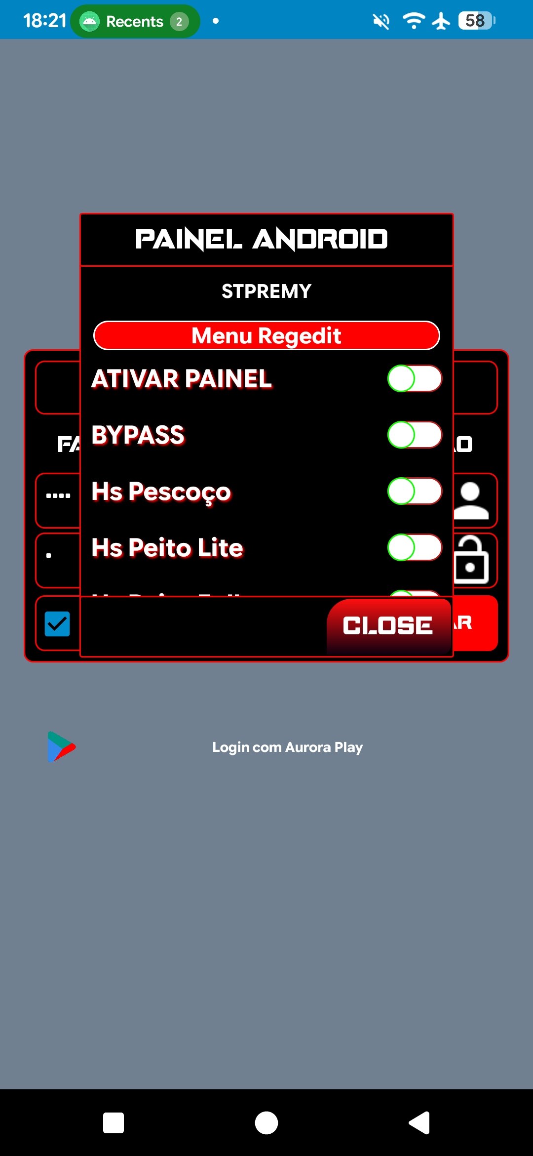 Painel External Stp Root — Screenshot 3
