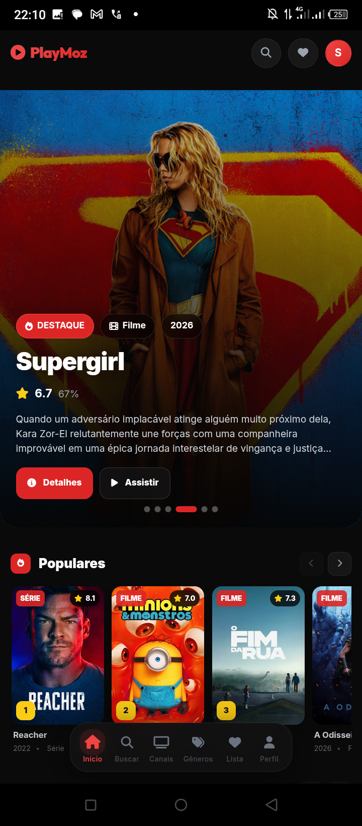 PlayMoz — Screenshot 1