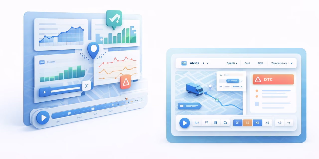 Interactive telemetry graphics