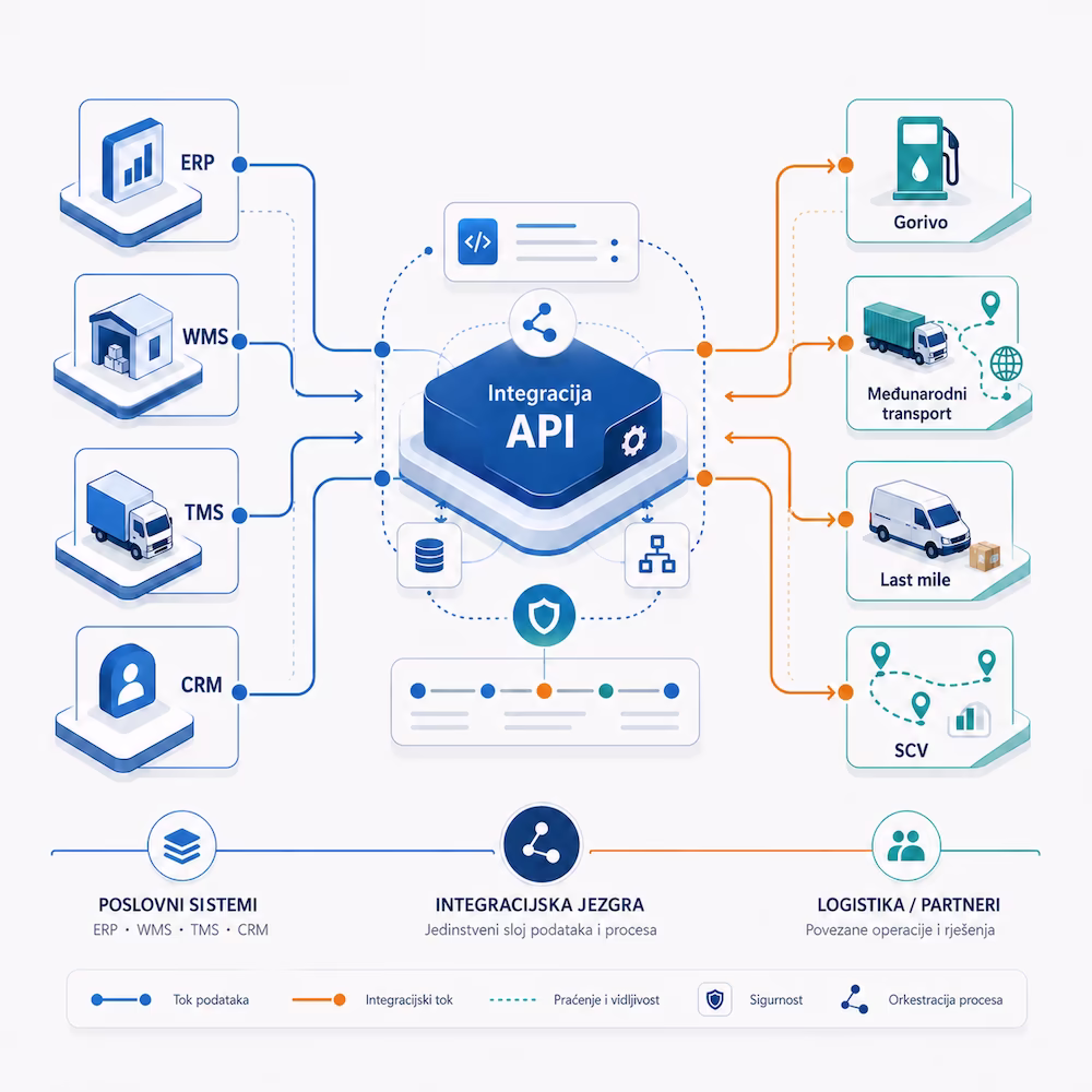API Integration of Business and Logistics Platforms