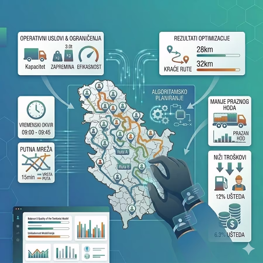 Spatial and analytical model of territories