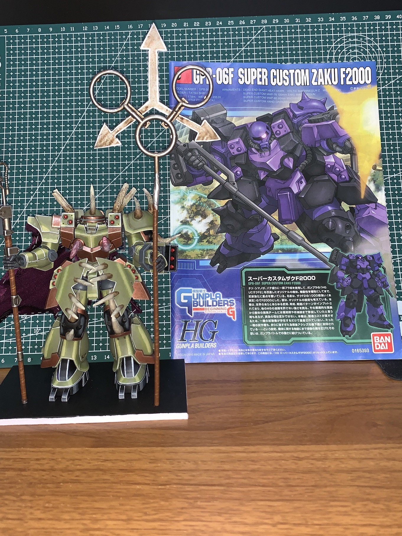 HG ZAKU F2000 with Death Guard Terminator of Warhammer40k 4