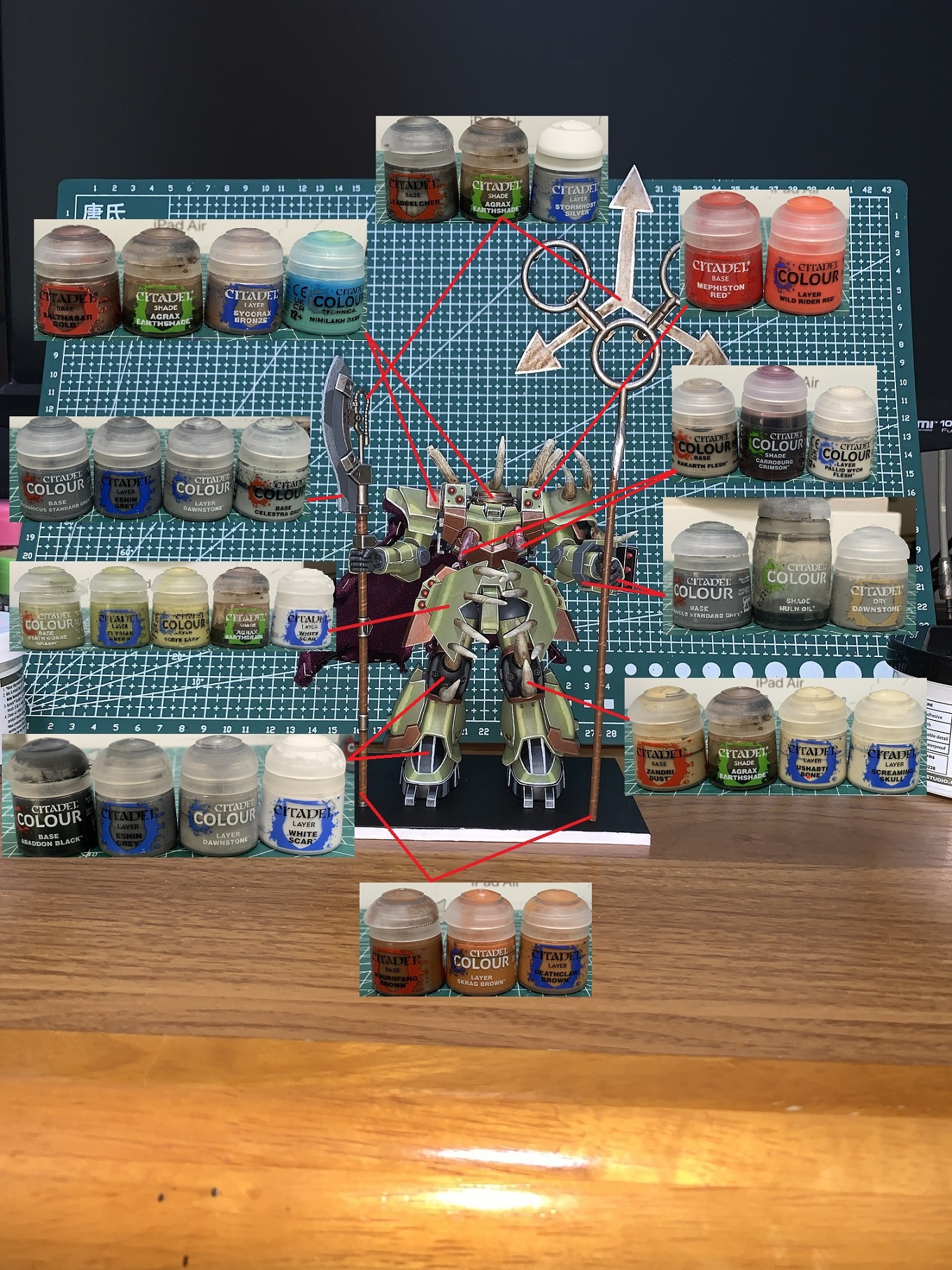 HG ZAKU F2000 with Death Guard Terminator of Warhammer40k 5