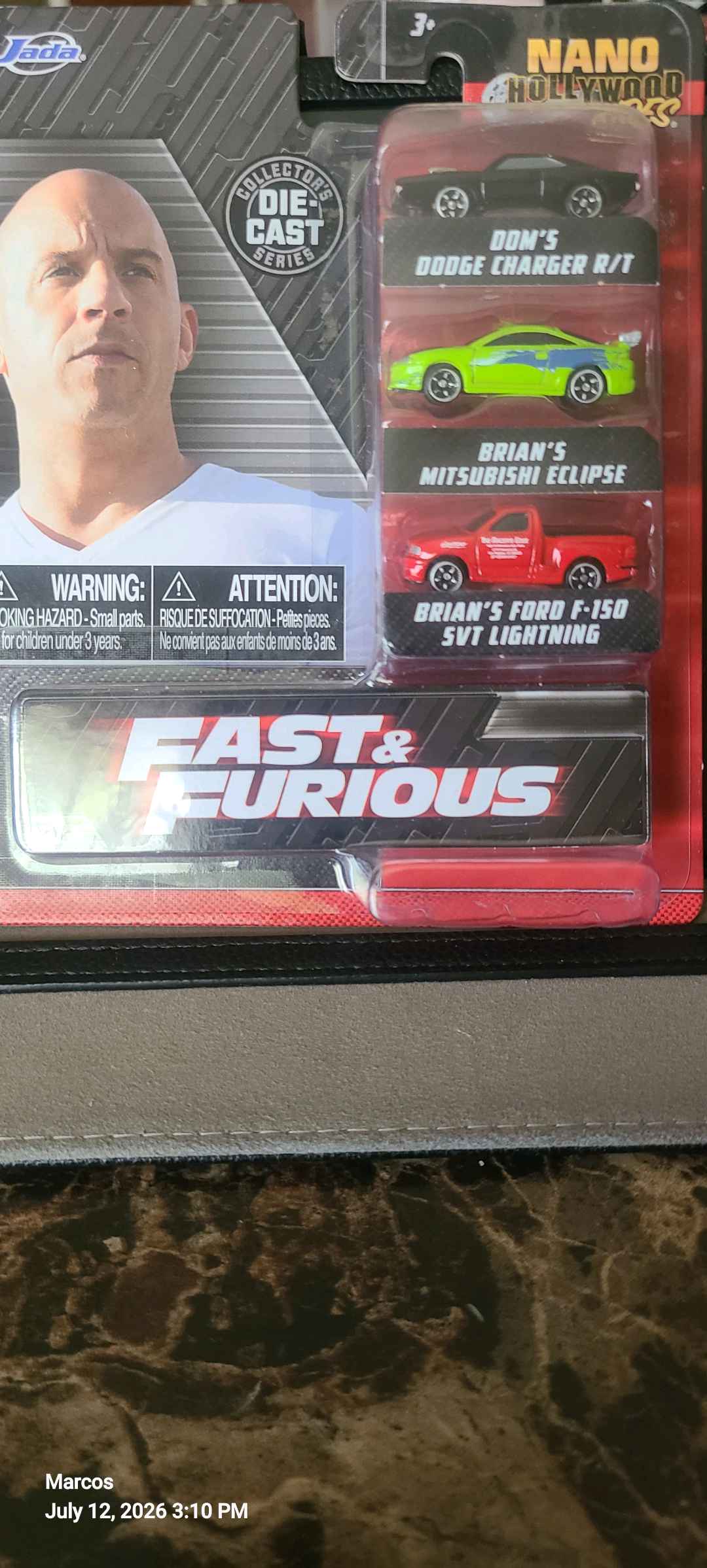 Jada Toys Dodge- Mitsubishi-Ford Charger Black-Eclipse- F-150 Lightning