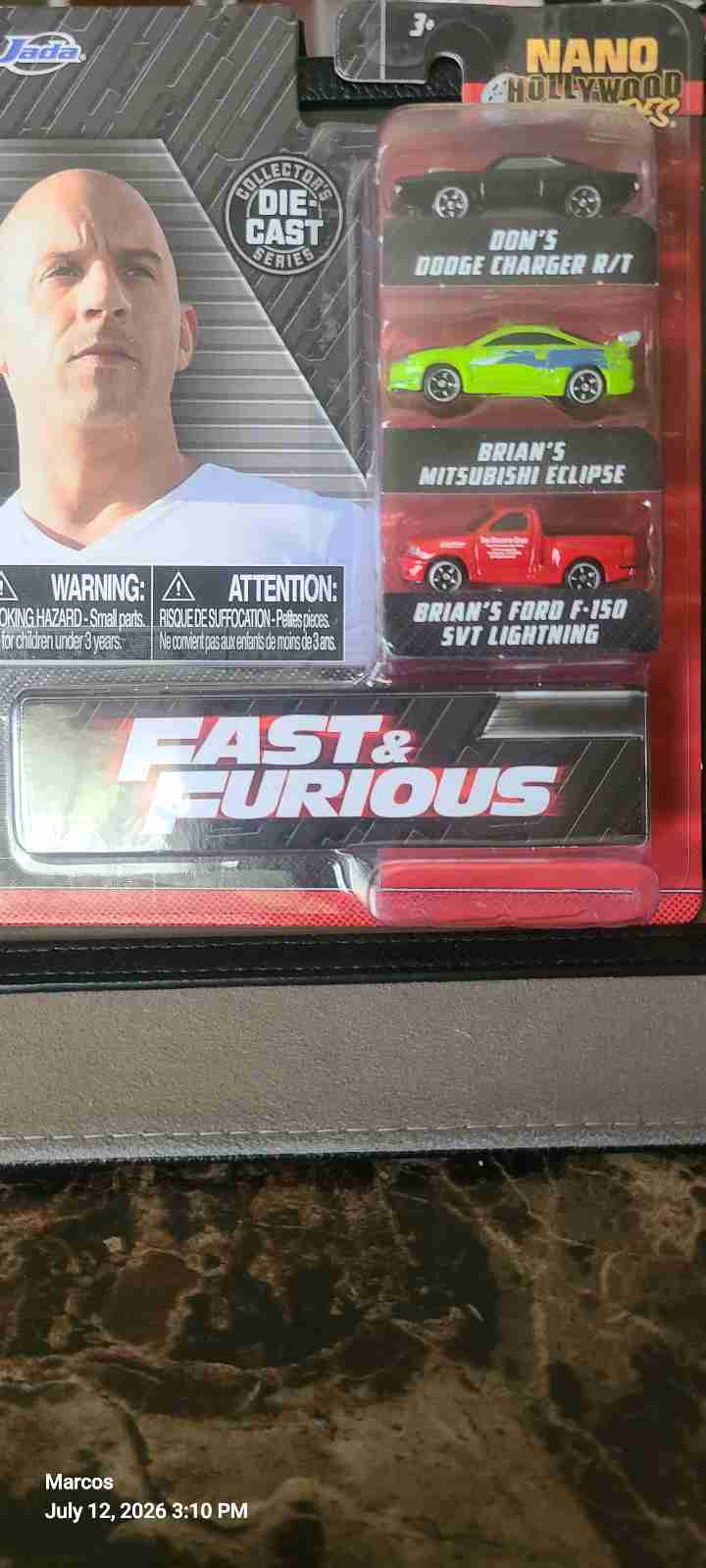 Jada Toys Dodge- Mitsubishi-Ford Charger Black-Eclipse- F-150 Lightning