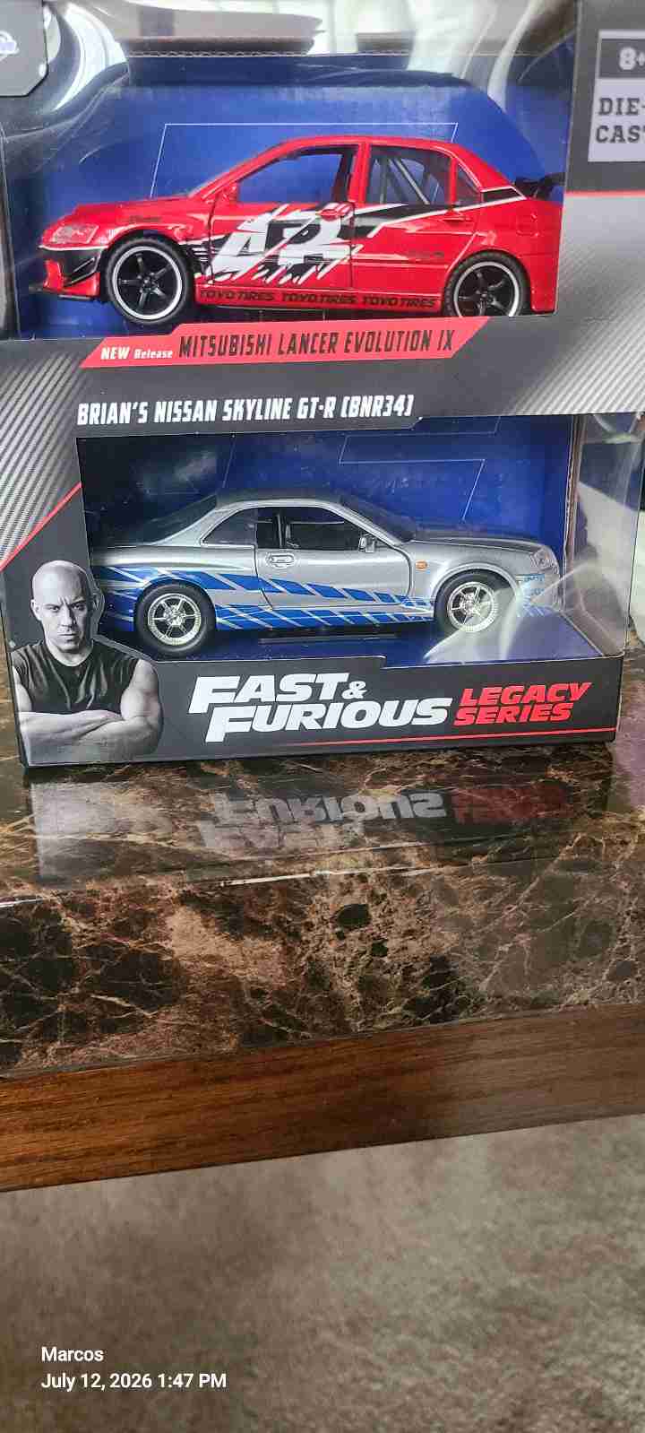 Jada Toys Mitsubishi And Nissan Lancer Evolution IX And Skyline GT-R
