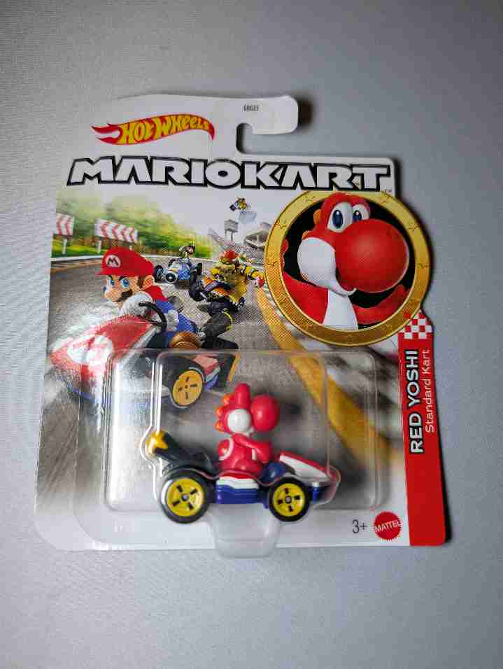 Hot Wheels Red Yoshi Standard Kart