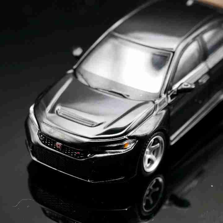 Mini-GT Honda Civic Type R Crystal Black Pearl 2023 W/ Advan GT