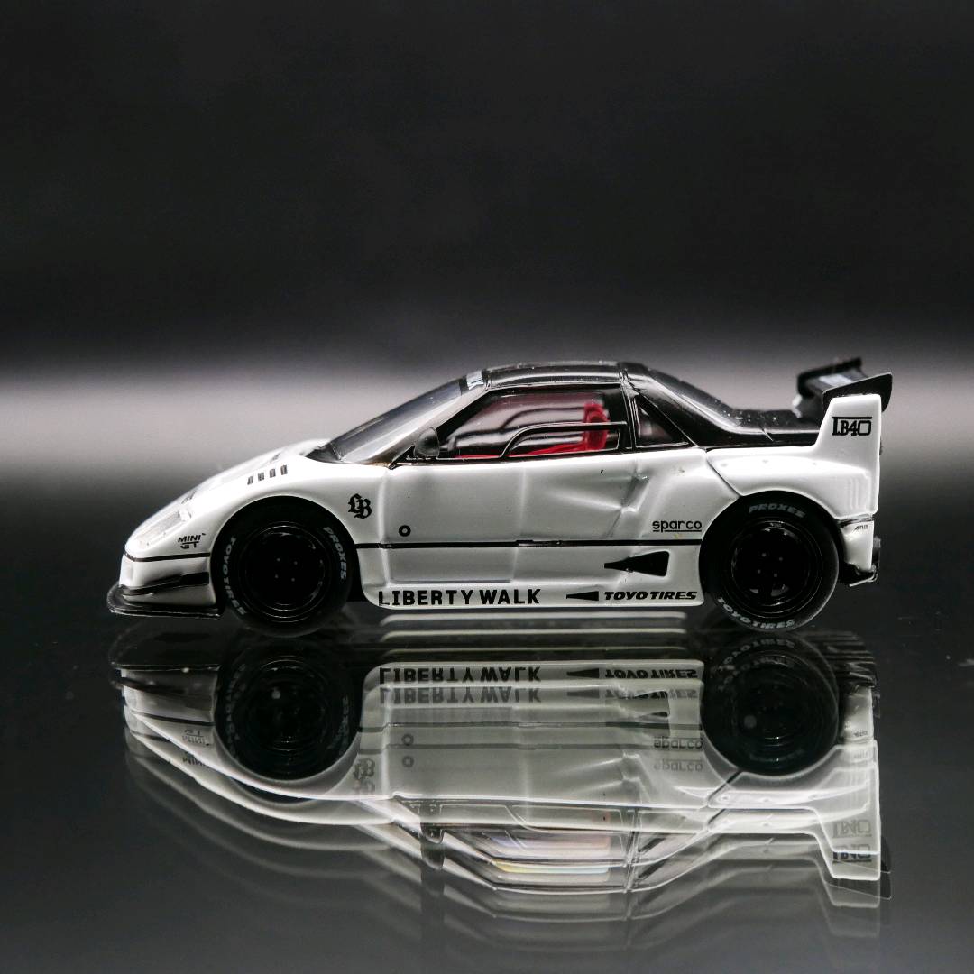 Mini-GT Mazda AZ-1 Liberty Walk LB40 White 2024 Tokyo Auto Salon