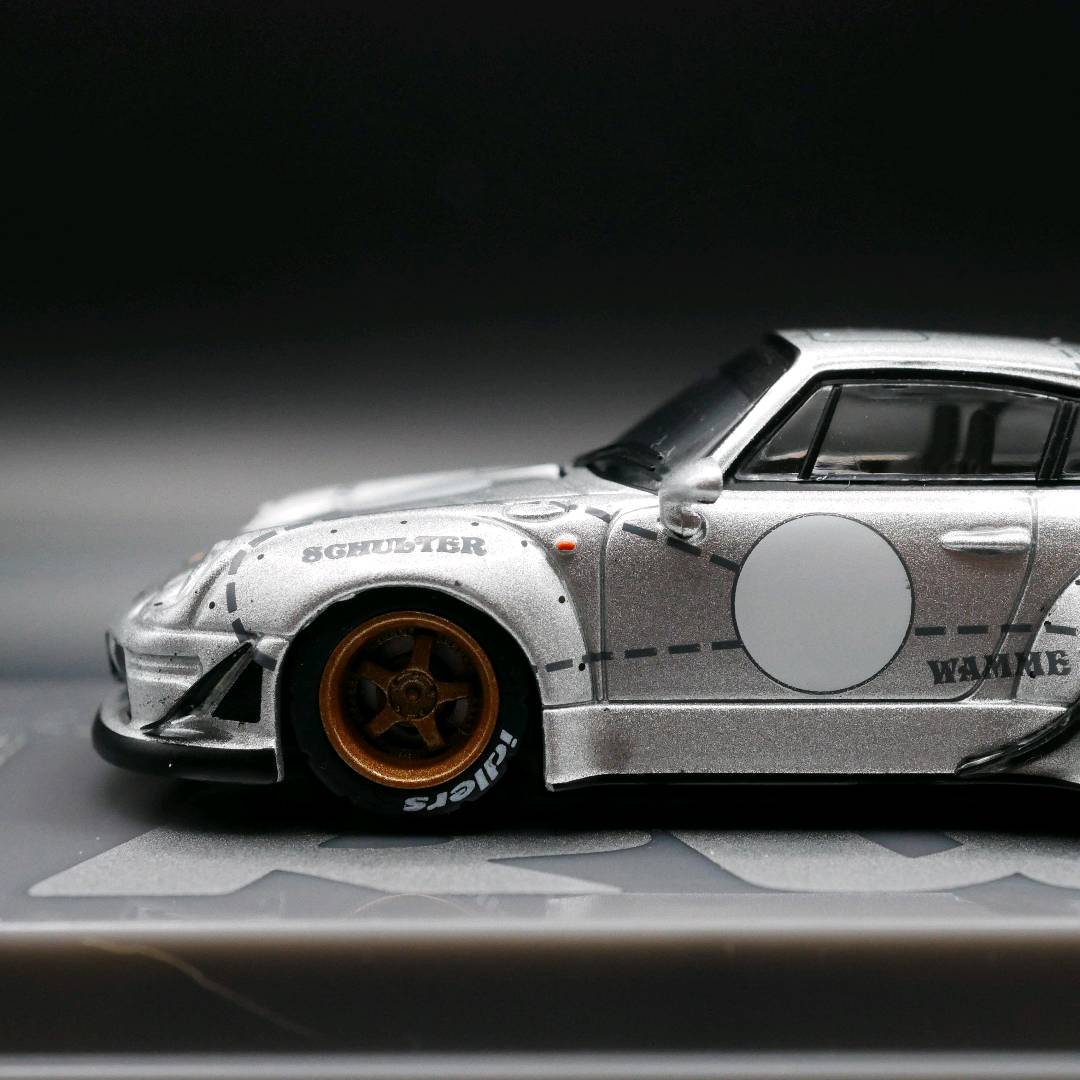 Tarmac Works Model Cars Porsche RWB 993 Silver Phantom
