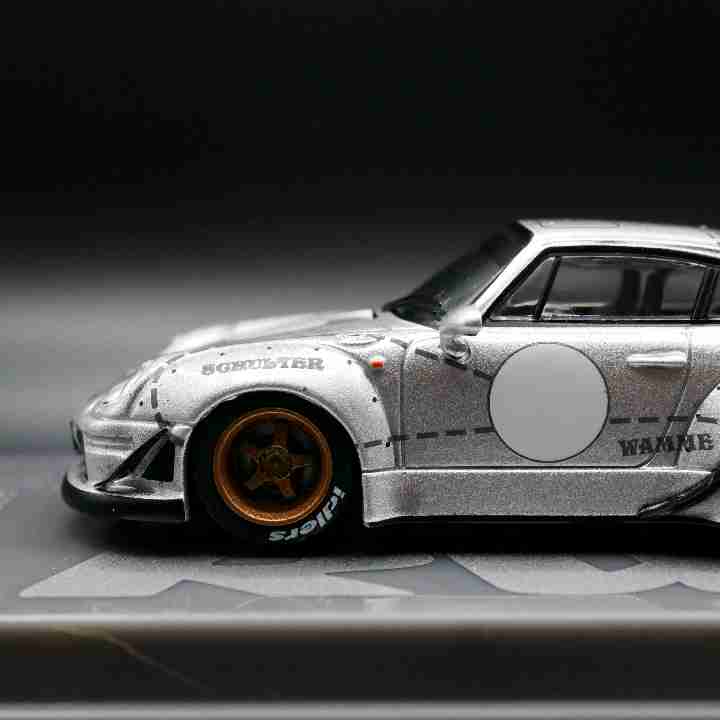 Tarmac Works Model Cars Porsche RWB 993 Silver Phantom