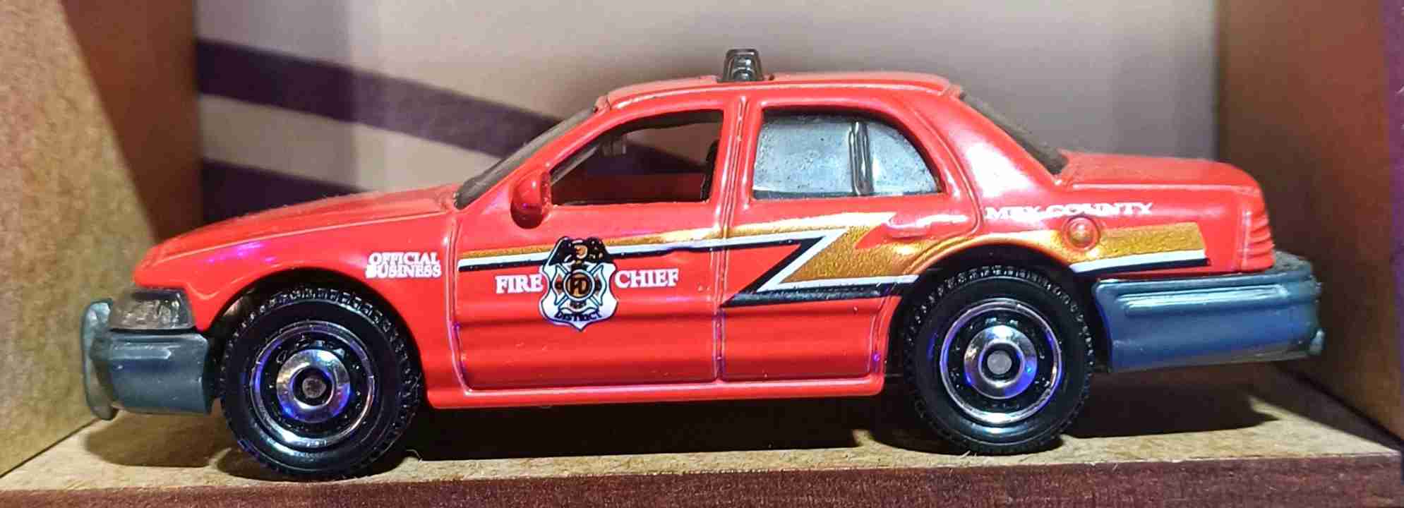 Matchbox Ford Crown Victoria Fire Chief