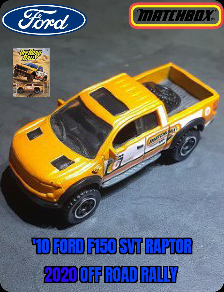 Matchbox Ford F150 SVT Raptor