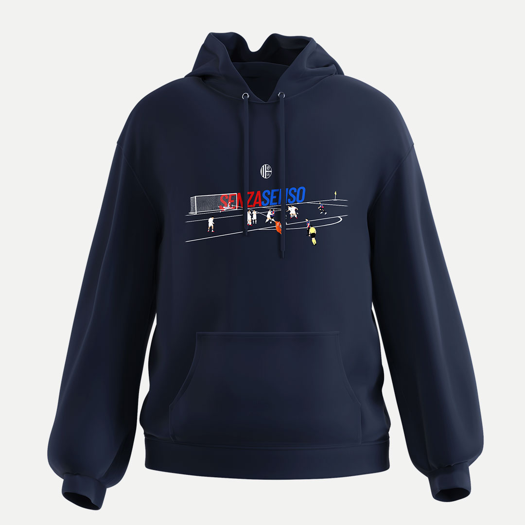 Felpa “Senza Senso” – Hoodie in Cotone Organico 1