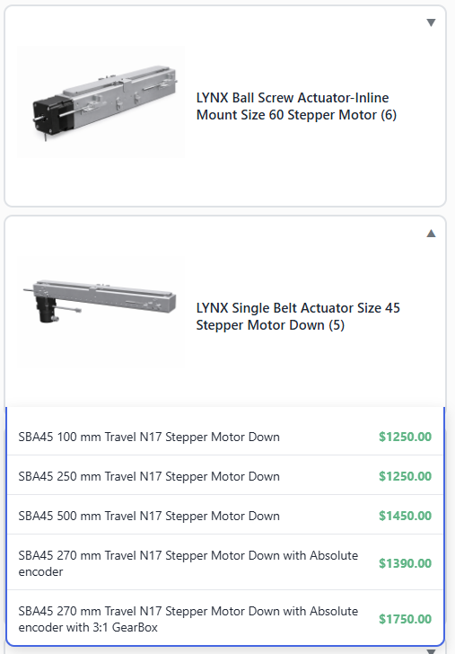 Scalable product part library with parametric specs, 3D models, and customizable catalog