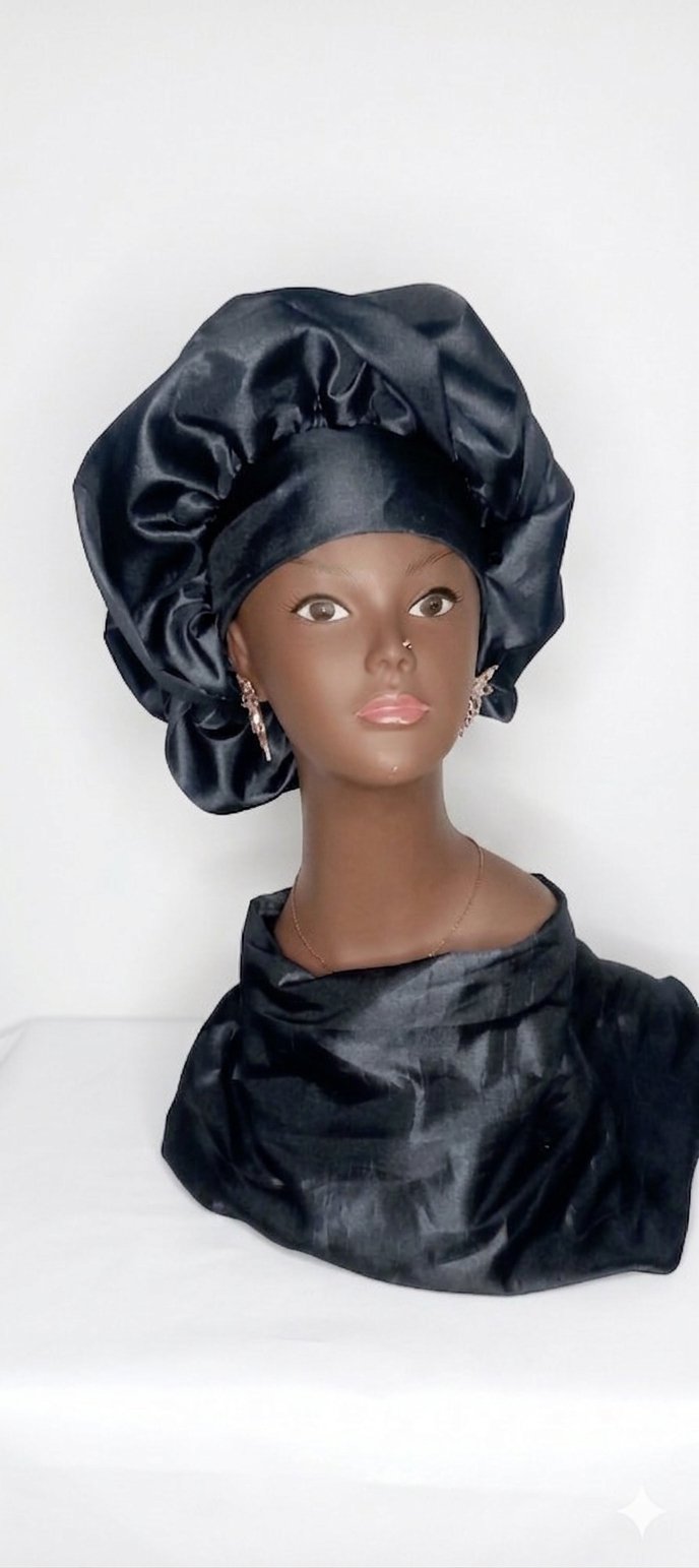 Foulards chouchou noir