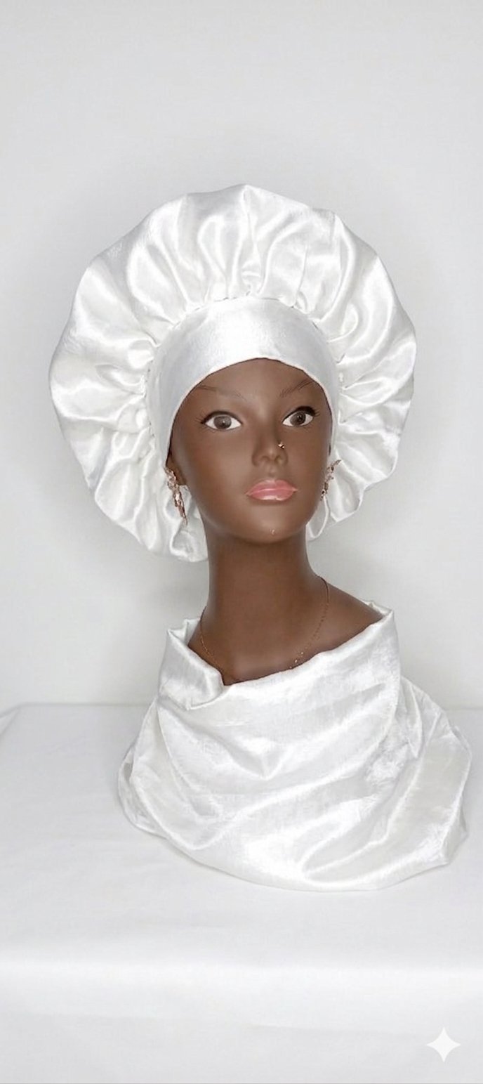 Foulards chouchou blanc