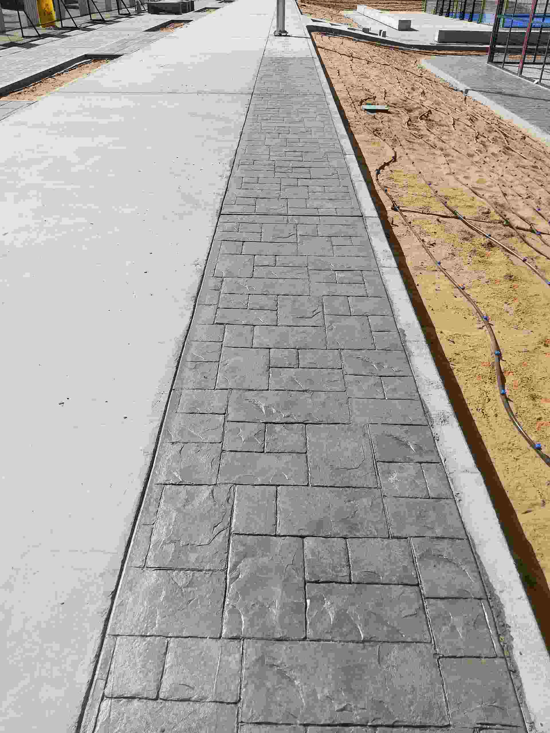 الخرسانة مطبوعة