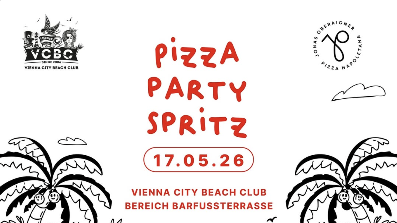 PIZZA. PARTY. SPRITZ. x VCBC