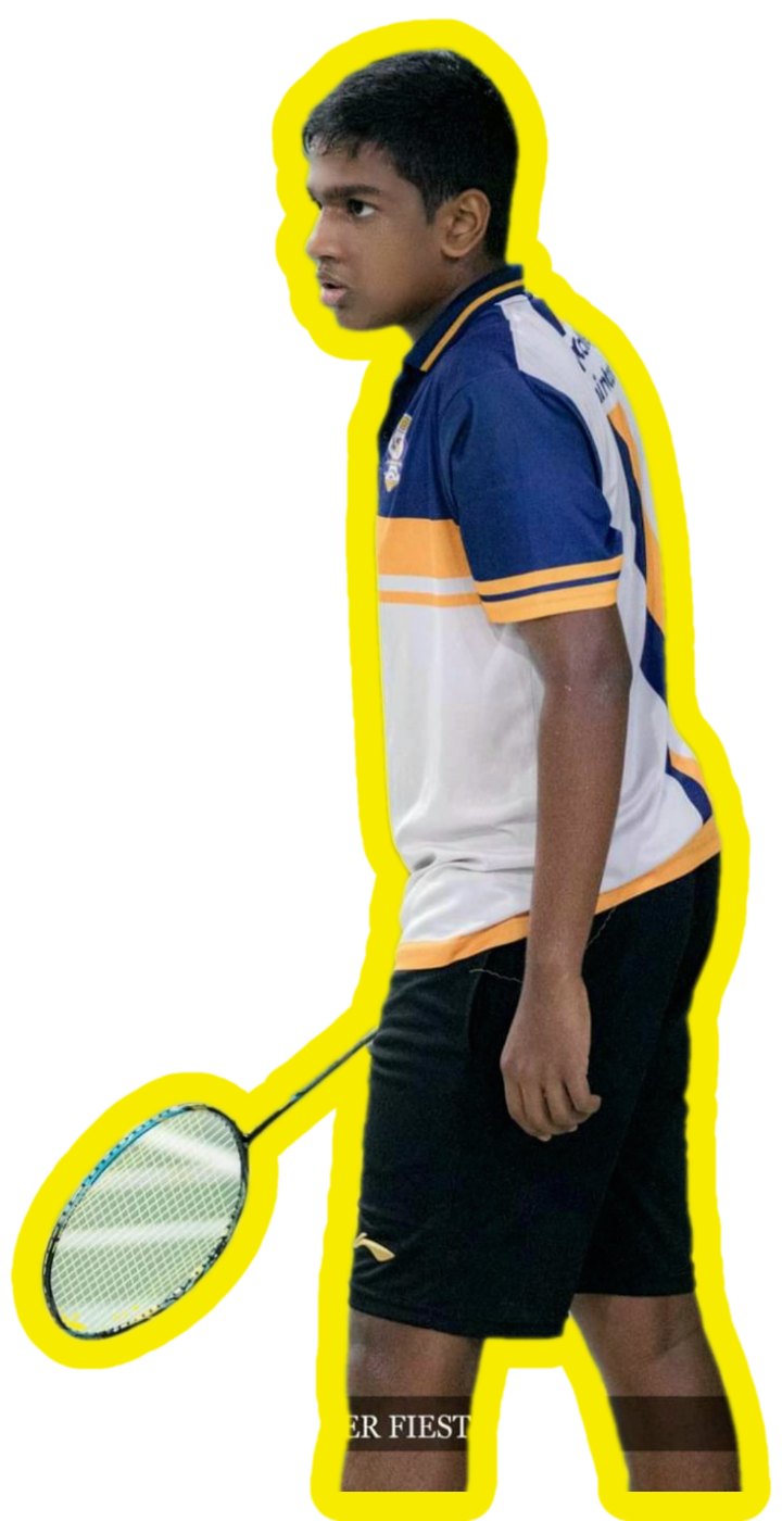 Ransuru, badminton player