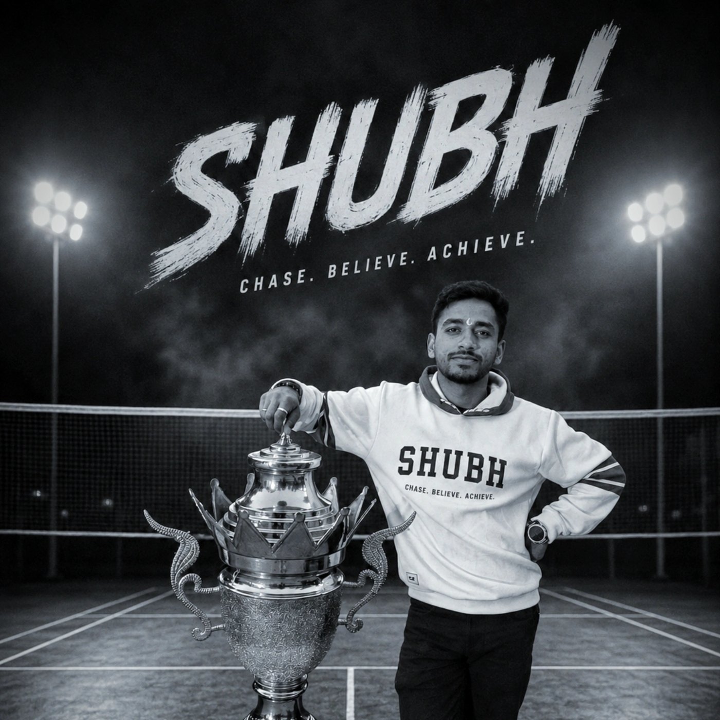 Shubham Chamola, badminton player