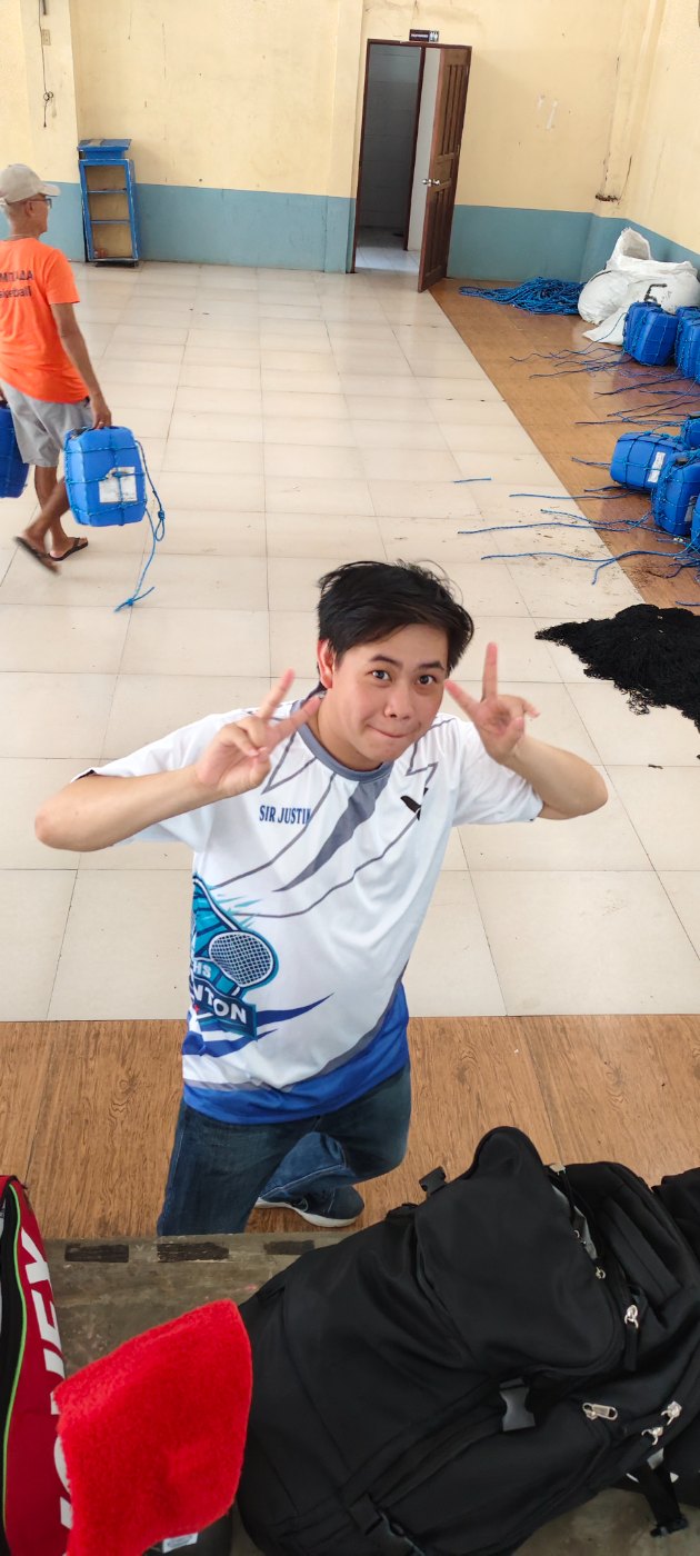 Justin Benedict Sinoro, badminton player