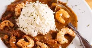 Steaming, rich New Orleans gumbo, a culinary secret, evoking sultry, hidden flavors.